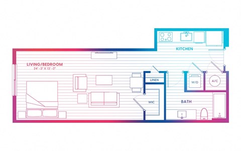 a drawing of a floor plan of a house